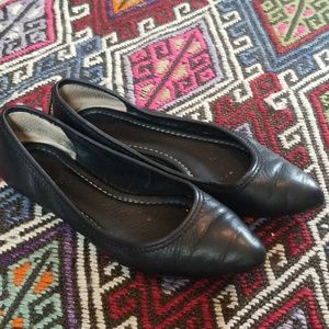 Frye Black Flats